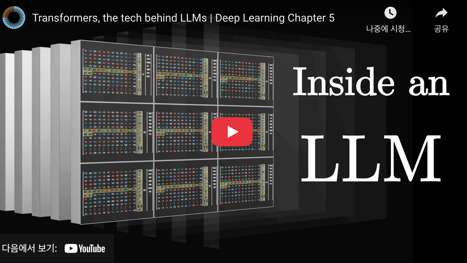  Transformers, the tech behind LLMs | Deep Learning Chapter 5